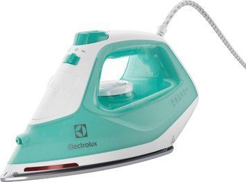 Electrolux Утюг, 2200Вт, 250мл, паровой удар 90гр, нерж. сталь, зелено-белый E5SI2-2AM фото