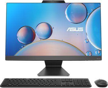 ASUS Комп'ютер персональний моноблок M3402WFAK-BPC0150 23.8" FHD AG, AMD R3-7320U, 8GB, F512GB, UMA, WiFi, кл+м, без ОС, чорний (382544) 90PT03L2-M00S10 фото