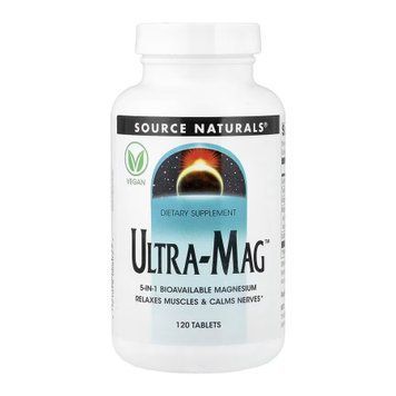 Ultra-Mag Magnesium Complex - 120 tabs Source Naturals