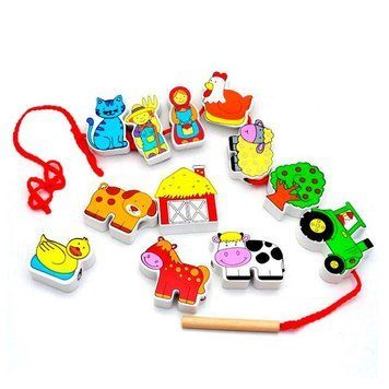 Деревянная шнуровка Viga Toys Ферма (59548N) dt_86422 фото