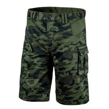 Шорти робочі камуфляжні NEO 81-271, Camo, з еластичним поясом і карманами XL