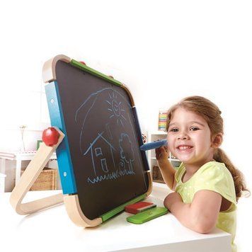 Доска магнитно-маркерная Hape Арт-студия на подставке (E1009) dt_12176 фото