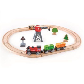 Игрушечная железная дорога Hape Доставка грузов 19 эл. (E3731) dt_79172 фото