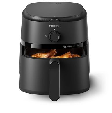 Мультипечь Philips Ovi L, 1500Вт, чаша-4.2л, механическое управление, 12 авто. программ, пластик, черный (378437) NA120/00 фото