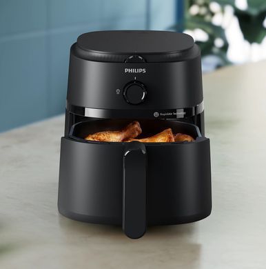 Мультипечь Philips Ovi L, 1500Вт, чаша-4.2л, механическое управление, 12 авто. программ, пластик, черный (378437) NA120/00 фото