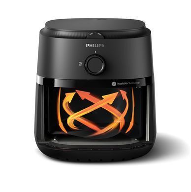 Мультипечь Philips Ovi L, 1500Вт, чаша-4.2л, механическое управление, 12 авто. программ, пластик, черный (378437) NA120/00 фото