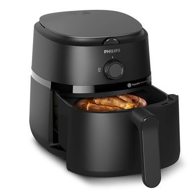 Мультипечь Philips Ovi L, 1500Вт, чаша-4.2л, механическое управление, 12 авто. программ, пластик, черный (378437) NA120/00 фото