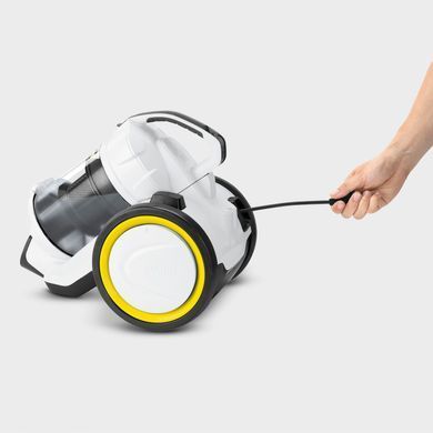 Karcher Пилосос контейнерний VC 3, 700Вт, конт пил -0.9л, НЕРА 13, білий (378516) 1.198-051.0 фото