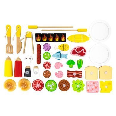 Дитячий гриль Viga Toys Барбекю з продуктами (44656) dt_57647 фото