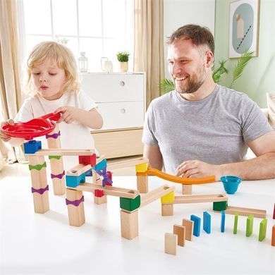 Конструктор-лабиринт Hape Marble Run Гоночная трасса 81 эл. (E1101) dt_14981 фото