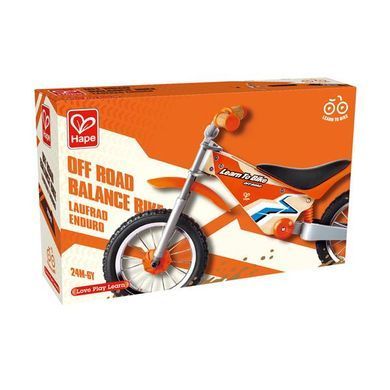 Біговел Hape двоколісний 12" помаранчевий (E1092), оранжевый