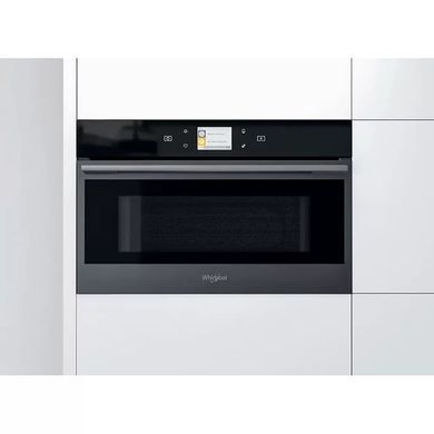 Whirlpool Мікрохвильова піч вбудована, 31л, електронне упр., 1000Вт, гриль, дисплей, конвекція, чорний (374510) W9MD260BSS фото