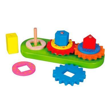 Дерев'яна пірамідка Viga Toys Шестерінки (59611) dt_845 фото