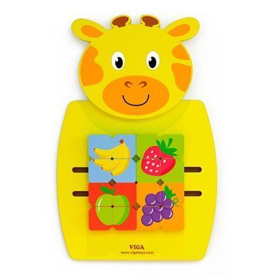 Бизиборд Viga Toys Жираф с фруктами (50680FSC) dt_13143 фото