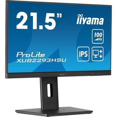 21,5 "16: 9 IPS RC Monitor, 1920x1080, 1 мс (MPRT), 100 Гц, адаптивная синхронизация, 1xhdmi 1,4/1xdp 1,2/2XUSB IIYAMA Xub22293HSU-B7 3728849 фото