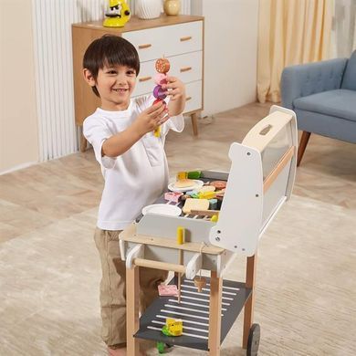 Дитячий гриль Viga Toys Барбекю з продуктами (44656) dt_57647 фото