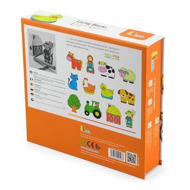 Деревянная шнуровка Viga Toys Ферма (59548N) dt_86422 фото