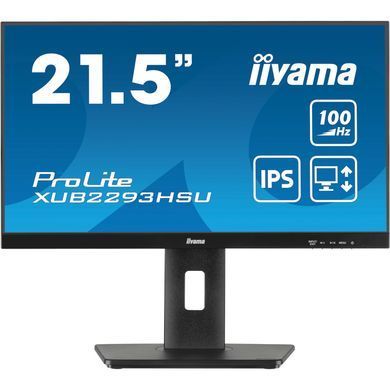 21,5 "16: 9 IPS RC Monitor, 1920x1080, 1 мс (MPRT), 100 Гц, адаптивная синхронизация, 1xhdmi 1,4/1xdp 1,2/2XUSB IIYAMA Xub22293HSU-B7 3728849 фото