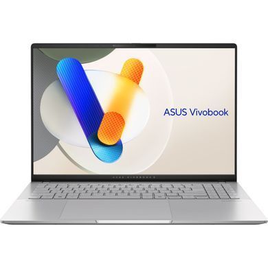ASUS Ноутбук Vivobook S 16 M5606UA-MX025 16" 3.2K OLED, AMD R9-8945HS, 32GB, F1TB, UMA, NoOS, Сріблястий (382087) 90NB1483-M00110 фото