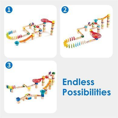 Конструктор-лабиринт Hape Marble Run Гоночная трасса 81 эл. (E1101) dt_14981 фото