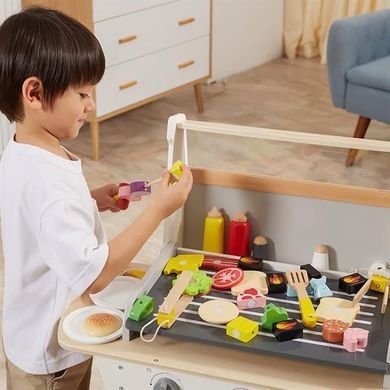 Дитячий гриль Viga Toys Барбекю з продуктами (44656) dt_57647 фото