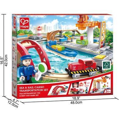 Іграшкова залізниця Hape Вантажоперевезення (E3790) dt_28486 фото