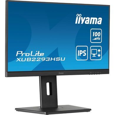 21,5 "16: 9 IPS RC Monitor, 1920x1080, 1 мс (MPRT), 100 Гц, адаптивная синхронизация, 1xhdmi 1,4/1xdp 1,2/2XUSB IIYAMA Xub22293HSU-B7 3728849 фото