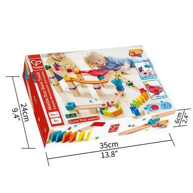 Конструктор-лабиринт Hape Marble Run Гоночная трасса 81 эл. (E1101) dt_14981 фото