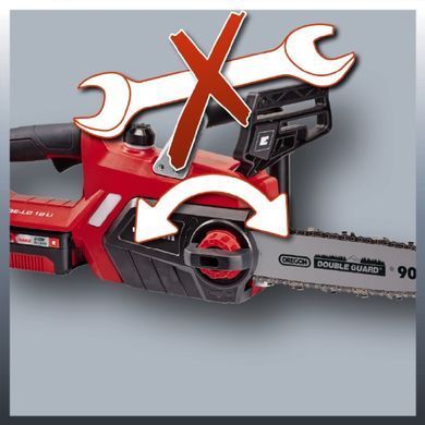Einhell Пила цепная аккумуляторная GE-LC 18 Li Kit, 18В PXC, акб 1х3Ач, шина 25см, 4.3м/с, 2.97кг