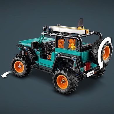 Конструктор LEGO&reg; Technic Позашляховик Jeep&reg; Wrangler Rubicon 723 деталі (42227) dt_186728 фото