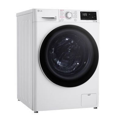 LG Пральна машина фронтальна, 9кг, 1400, A+++, 57см, дисплей, пара, інвертор, білий (355580) F4V3VS0WW фото
