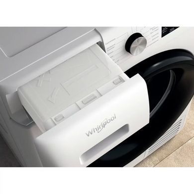 Whirlpool Сушильна машина тепловий насос, 9кг, A++, 65см, дисплей, люк чорний, білий (379108) FFTM229X2BUA фото