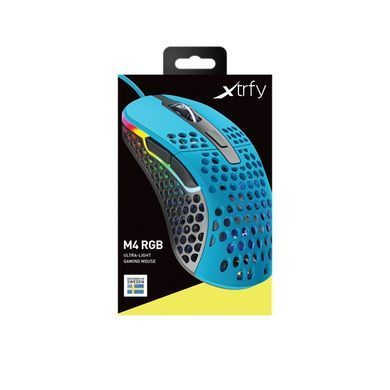 Cherry Xtrfy Миша ігрова M4 RGB USB Miami Blue (321587) XG-M4-RGB-BLUE фото