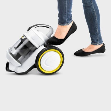 Karcher Пилосос контейнерний VC 3, 700Вт, конт пил -0.9л, НЕРА 13, білий (378516) 1.198-051.0 фото