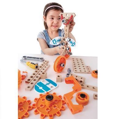 Конструктор Hape Junior Inventor з підсвіткою 57 деталей (E3032) dt_12256 фото