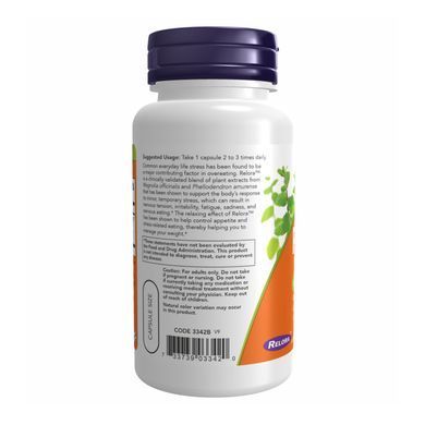 Relora 300 mg - 60 vcaps Now Foods