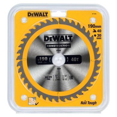 Диск пиляльний СONSTRUCTION DeWALT DT1945