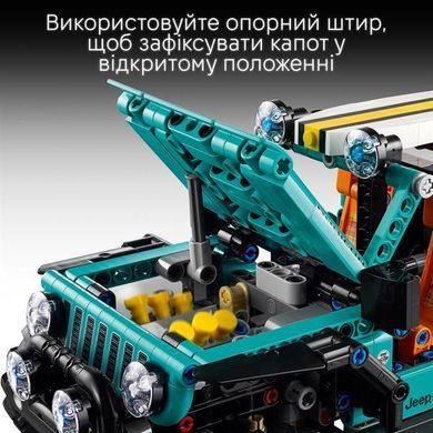 Конструктор LEGO&reg; Technic Позашляховик Jeep&reg; Wrangler Rubicon 723 деталі (42227) dt_186728 фото