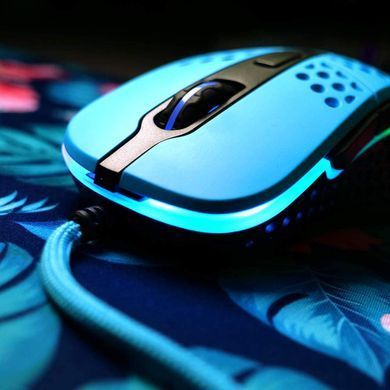 Cherry Xtrfy Миша ігрова M4 RGB USB Miami Blue (321587) XG-M4-RGB-BLUE фото