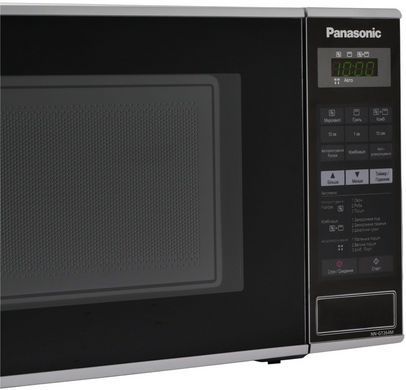 Мікрохвильова піч Panasonic , 20л, 800Вт, гриль, дисплей, нерж (390797) NN-GT264MZUE фото
