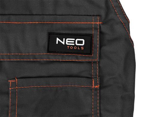 Напівкомбінезон робочий Neo Tools 81-430, з бавовни та поліестеру, для професіоналів та домашніх майстрів L