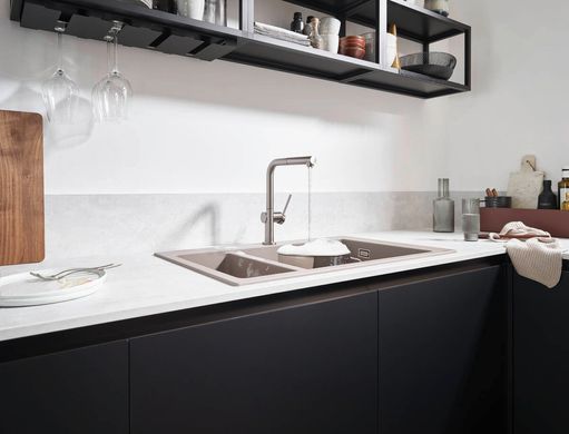 Змішувач для кухні Hansgrohe Talis M54, довж.виливу - 215мм, витяжний, 1важіль, KM270sBox, хром (352071)