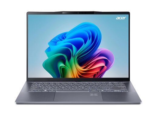 Acer Ноутбук Swift 14 AI SF14-11 14.5" WQXGA IPS, Quallcomm X1P-64-100, 16GB, F1TB, UMA, Win11, сірий (382400) NX.KZXEU.001 фото