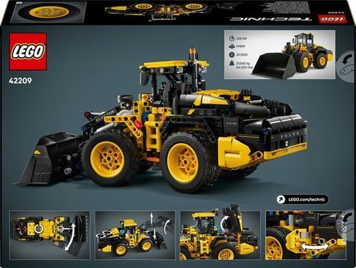 Конструктор LEGO Technic Колісний навантажувач Volvo L120 Electric 973 деталі (42209)