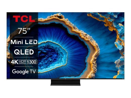 TCL Телевізор 75" MiniLED 4K 144Hz Smart Google TV Titan ONKYO sound (382040) 75MQLED80 фото