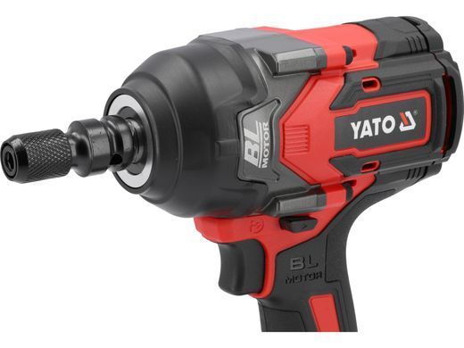 Гайковерт ударный аккумуляторный YATO YT-828071: 18 В Li-Ion 4 АГод, квадрат 1/2", КМ-1200 Нм YT-828071 фото