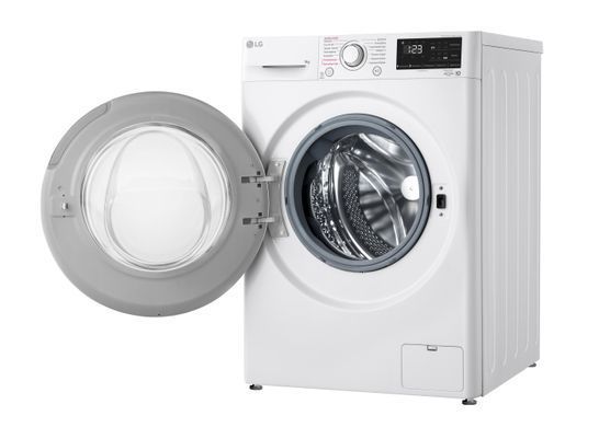LG Пральна машина фронтальна, 9кг, 1400, A+++, 57см, дисплей, пара, інвертор, білий (355580) F4V3VS0WW фото