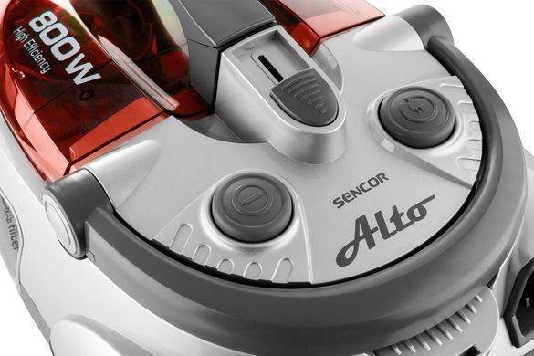 Пилосос Sencor контейнерний Alto, 800Вт, конт пил -1.5л, НЕРА, червоно-сірий (372007) SVC730RD-EUE2 фото