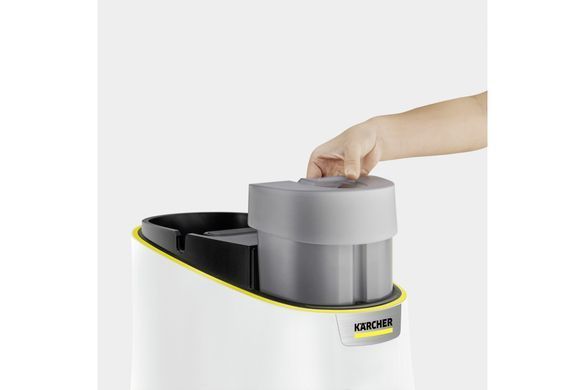 Karcher Пароочиститель SC 4 Deluxe Iron, 2200Вт, 1300мл, 4Бар, утюг, швабра, белый 1.513-462.0 фото