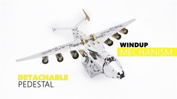 Коллекционная модель-конструктор Metal Time Ukrainian Dream Exclusive Edition Ан-225 Мрия механическая двухцветная (MT001EE) dt_94812 фото